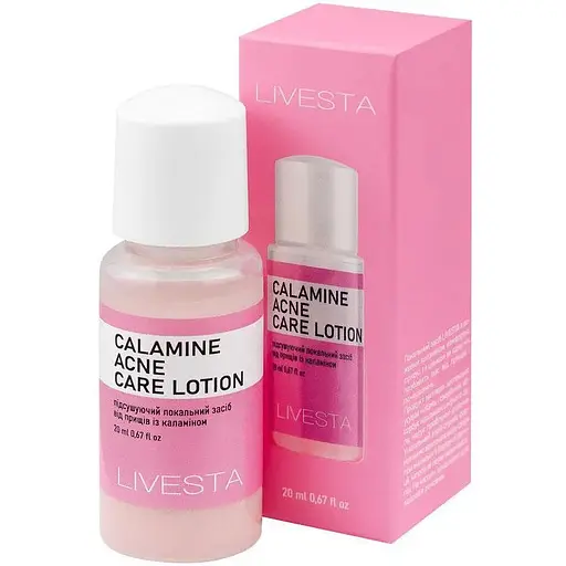 Підсушуючий локальний засіб від прищів з каламіном Livesta 20 мл (Liv111004) - фото 1