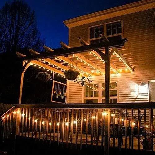 Светодиодная гирлянда SunLamp Solar Хрустальные шары на солнечной батарее 50 LED 7 м 8 режимов - фото 4