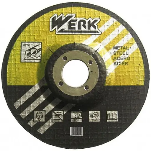 Круг зачистной по металлу Werk 125x6.3x22.23мм (34018)