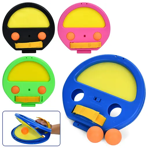 Игра ловушка, 2 шт., 19.5x18x2 см, мяч пластиковый 2 шт., MR1500 (В ассортименте) - фото 3