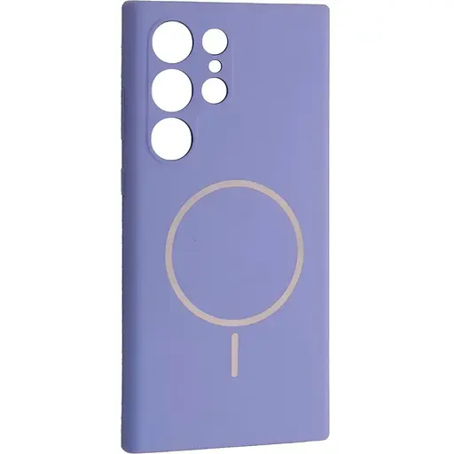 Чохол DK Luxury Silicone Case with MagSafe для Samsung Galaxy S24 Ultra Elegant Purple [132234]
