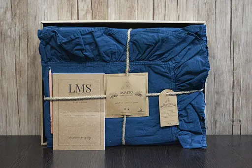 Постельное белье Exclusive Dress Blue Варена Хлопок Limasso pbe0051005 - фото 2