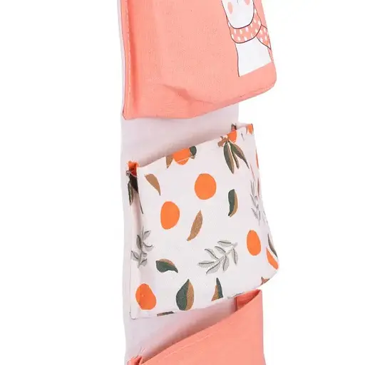 Органайзер Yiwu HP-41-13P панно підвісний на 5 секцій 95х10 см рожевий - фото 2