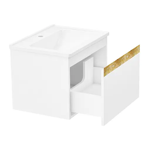 Тумба з умивальником Volle Classic Neo 60 см 1943.326007 Білий - фото 2