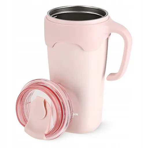 Термокружка Mountain Goat со соломинкой 0.65 л Pink (P-5905973406130) - фото 7