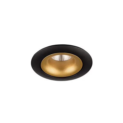 Точковий світильник MJ-Light SL7468-2,5-7W BK+GD 3000K - фото 1