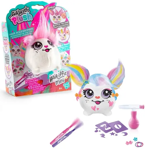Набор Canal Toys Diy Airbrush Plush - Hair'iffic "Сделай прическу - Пинки" (AIR038/1) - фото 3