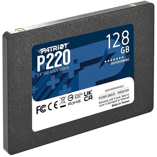SSD диск 128GB Patriot P-220 2.5 SATAIII TLC