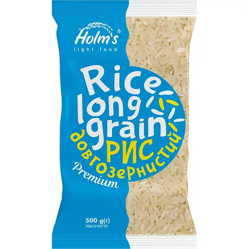 Рис довгозернистий Holm's light food 500 г