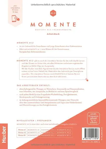 Momente A1.2. Arbeitsbuch plus interaktive Version - фото 2