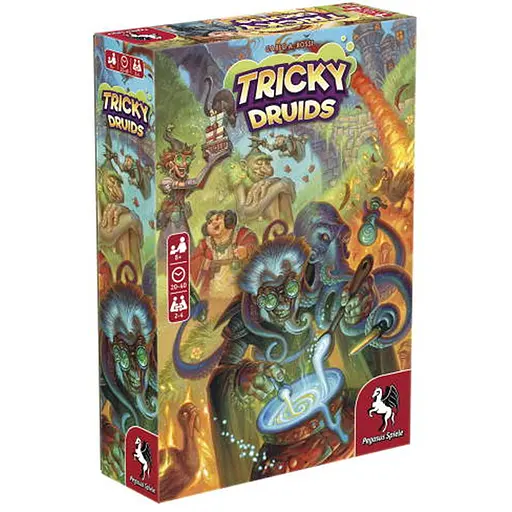 Настольная игра Pegasus Spiele Хитрые Друиды (Tricky Druids) (англ.) (PS054) - фото 1
