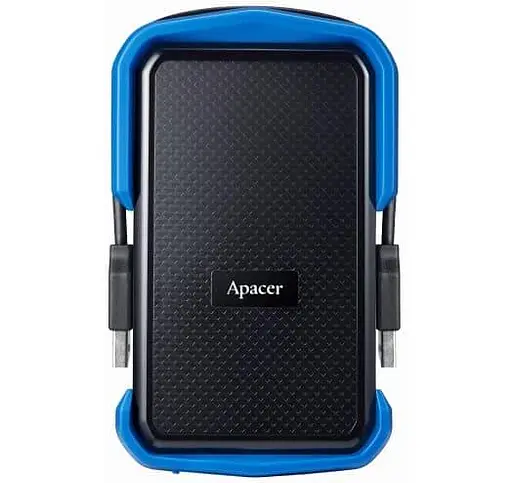 Зовнішній HDD накопичувач Apacer 1Tb AC631 Black-Blue USB (AP1TBAC631U-1) - фото 2