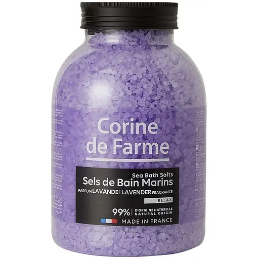 Морська сіль для ванн Corine de Farme лаванда 1.3 кг