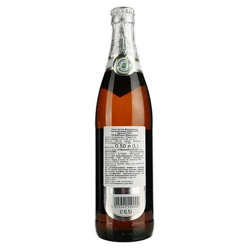 Пиво Waldhaus Diplom Pils светлое 4.9% 0.5 л - фото 2