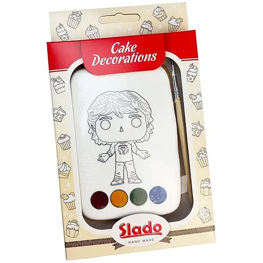 Медово-імбирний пряник Slado Листівка з пензликом 90 г - фото 4