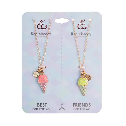 Набор ожерелья Два мороженого 2шт