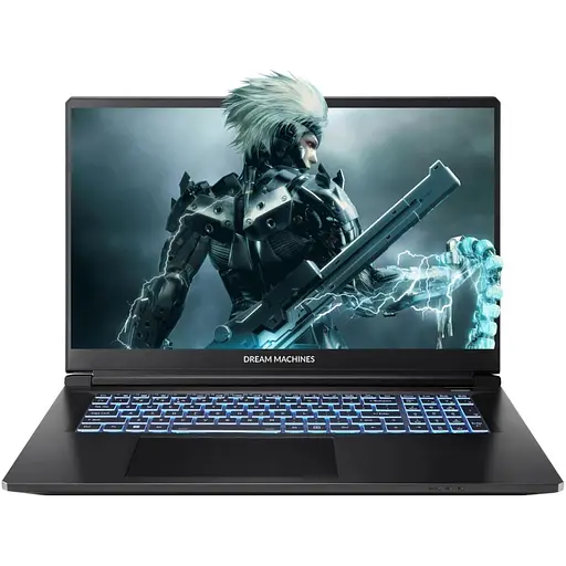 Ноутбук Dream Machines 17.3 RT5050-17 FHD IPS/Ryzen 7 AI 350/32GB/2TB/RTX 5050 8GB/DOS/Black (RT5050-17UA25) - фото 1