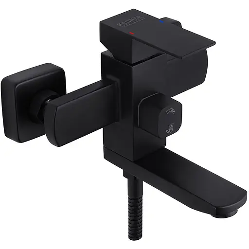 Змішувач для ванни Kroner KRM Edelstahl Kubus - SCH060 (CV025652) - фото 1