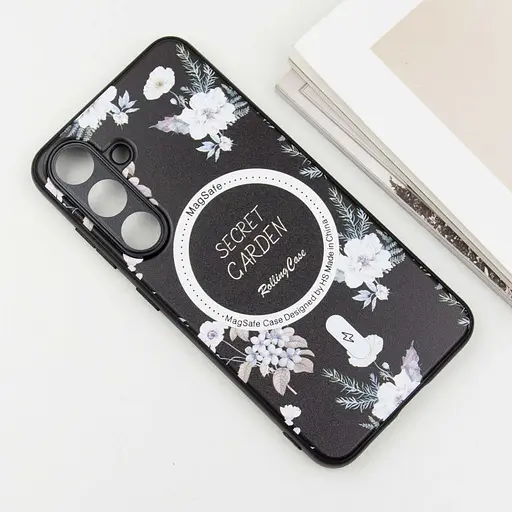 Чехол Epik TPU+PC Secret Garden with MagFit для Samsung Galaxy S24+ Black - фото 3