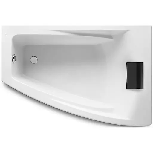 Ванна акриловая с ножками и подголовником Roca Hall 150x100 левая A248165000 - фото 1