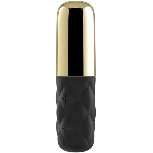 Потужний міні-вібратор Satisfyer Mini Lovely Honey Gold зі знімним ковпачком 15 режимів роботи