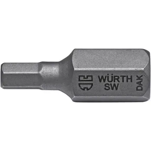 Біта Wurth з внутрішнім шестигранником SW8 мм L30 мм (0614788308) - фото 1