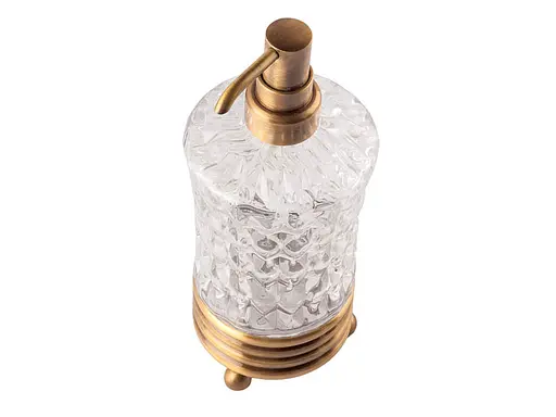 Дозатор для рідкого мила Kugu Hestia antique Freestand 930A, Бронза - фото 1