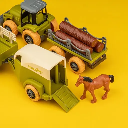 Игровой набор Otamanko Веселый хутор трактор с прицепом - фото 7