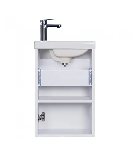 Тумба Мойдодир City White 40-A з умивальником Como 40 Білий підвісна Білий - фото 3