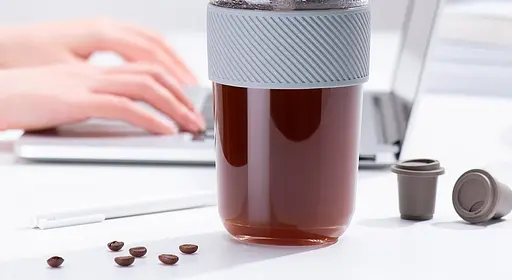 Склянка Xiaomi Funjia Double Drinking Glass 400ml Star Grey (3204272) [81702] - фото 3