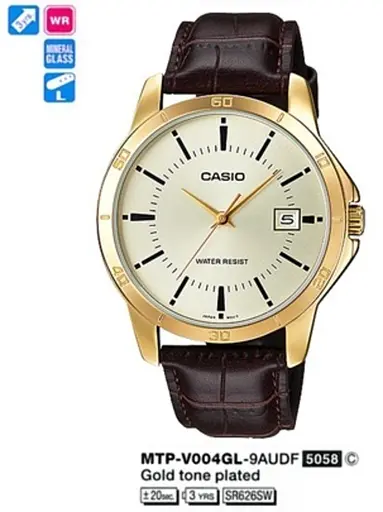 Часы CASIO MTP-V004GL-9AUDF