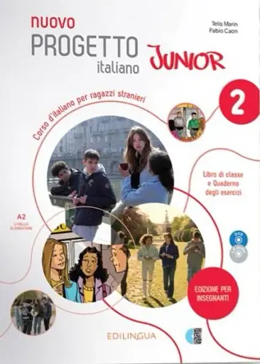 Progetto Italiano Junior Nuovo 2. Libro & Quaderno dell’insegnante + CD audio + DVD
