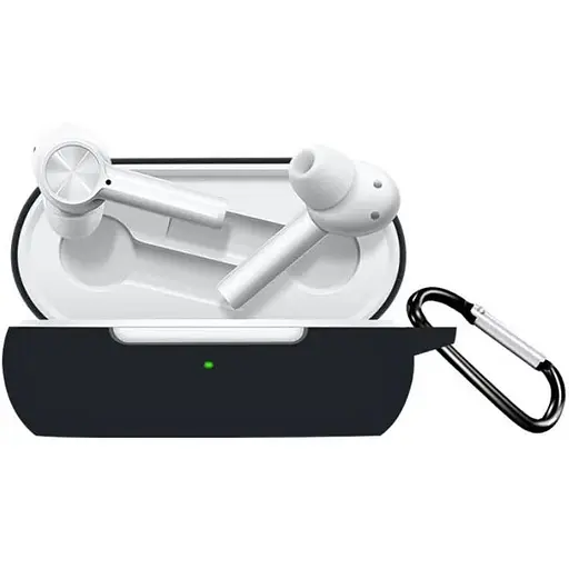 Чехол-накладка DK Silicone Candy Friendly с карабином для OnePlus Buds Z (black)