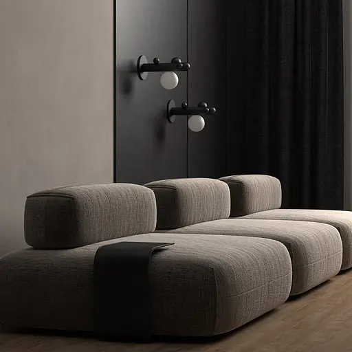 Настінне бра Babich Studio Lunar B Black (RAL 9005) - фото 4