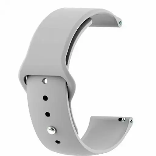 Ремінець Silicone 22 мм Watch Gear S3/ Watch 46 мм/Xiaomi Amazfit Сірий L - фото 1