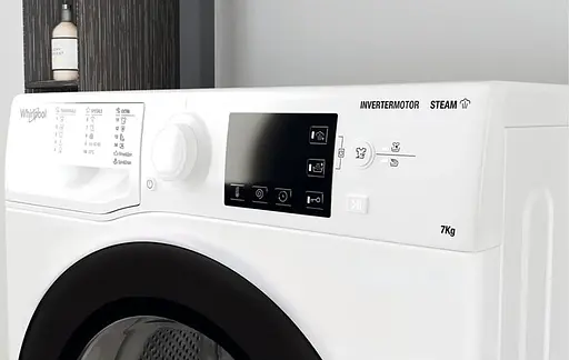 Стиральная машина Whirlpool фронтальная 7 кг 1200 A+++ 43.5 см дисплей пара инвертор - фото 5