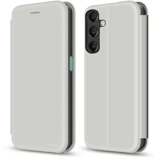 Чохол-книжка Make Samsung A16 Flip Silver