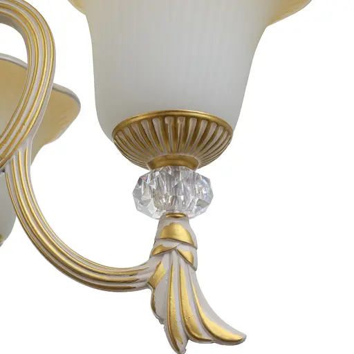 Люстра підвісна Brille прованс E27 60W WH (BKL-685S/5) - фото 4