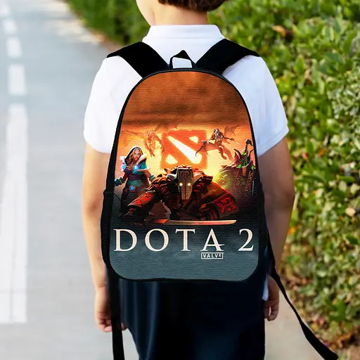 Рюкзак детский Дота 2 "Dota 2" 34х27 см, ранец городской для мальчика (00470)