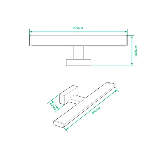 Світлодіодний світильник Ardero AL5080ARD 8Вт 4000K чорний - фото 3