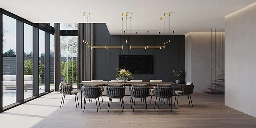 Подвесной светильник Skarlat RHL7741 3x5W GD+BK 4000K - фото 4