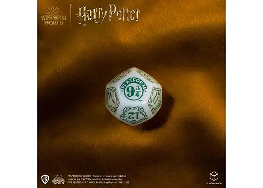 Набір кубиків Harry Potter. Slytherin Modern Dice Set - White , 7 шт. (190142/2023/2/B) - фото 5