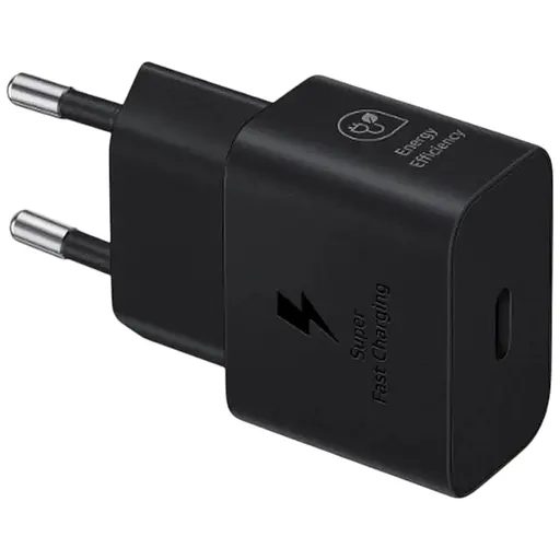 Зарядний пристрій Samsung 25W PD Power Adapter Black (w/o cable) (EP-T2510NBE)