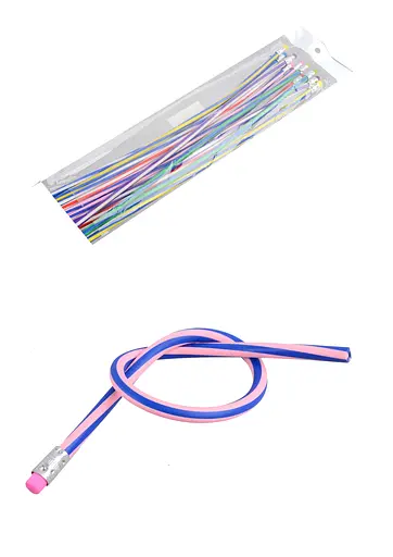 Карандаш пластиковый гибкий, 30 см, 12 шт. в упаковке