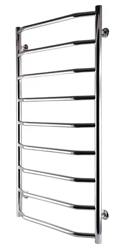 Водяна рушникосушка Unio LT W 1000-500-9 Драбинка Трапеція, Хром - фото 3