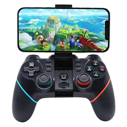 Геймпад Bluetooth джойстик для смартфона Voltronic T6PRO PC/PS3/PS4/Android Black