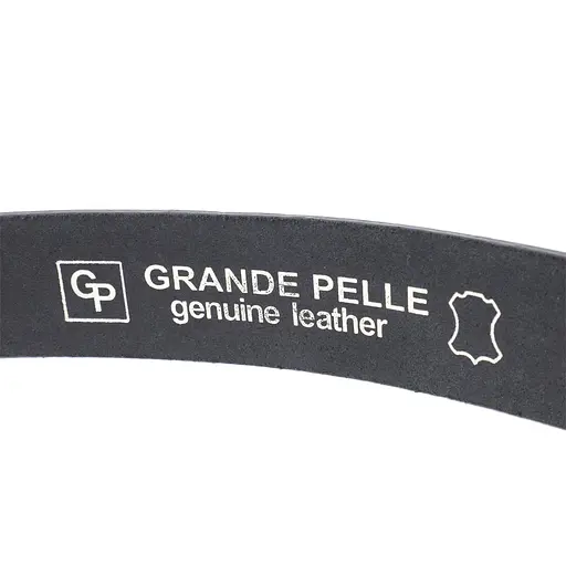 Ремінь шкіряний Grande Pelle чоловічий 3,4х120 см acs0026897 - фото 4