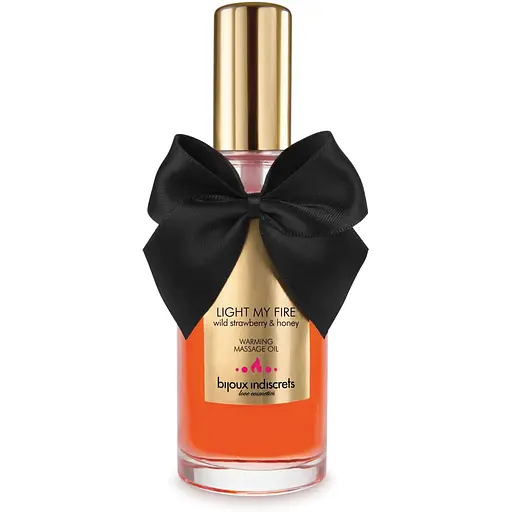 Розігрівальна олія Bijoux Indiscrets Light My Fire - Wild Strawberry&HOney