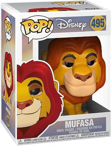 Фигурка Funko Pop Фанко Поп The Lion King Mufasa Король Лев Муфаса 10см cartoon TLK M495 - фото 3