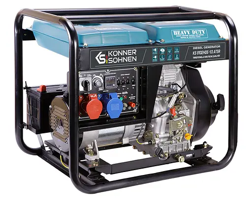 Генератор дизельний Konner&Sohnen 6/6.5 кВт KS 8102HDE-1/3 ATSR - фото 2